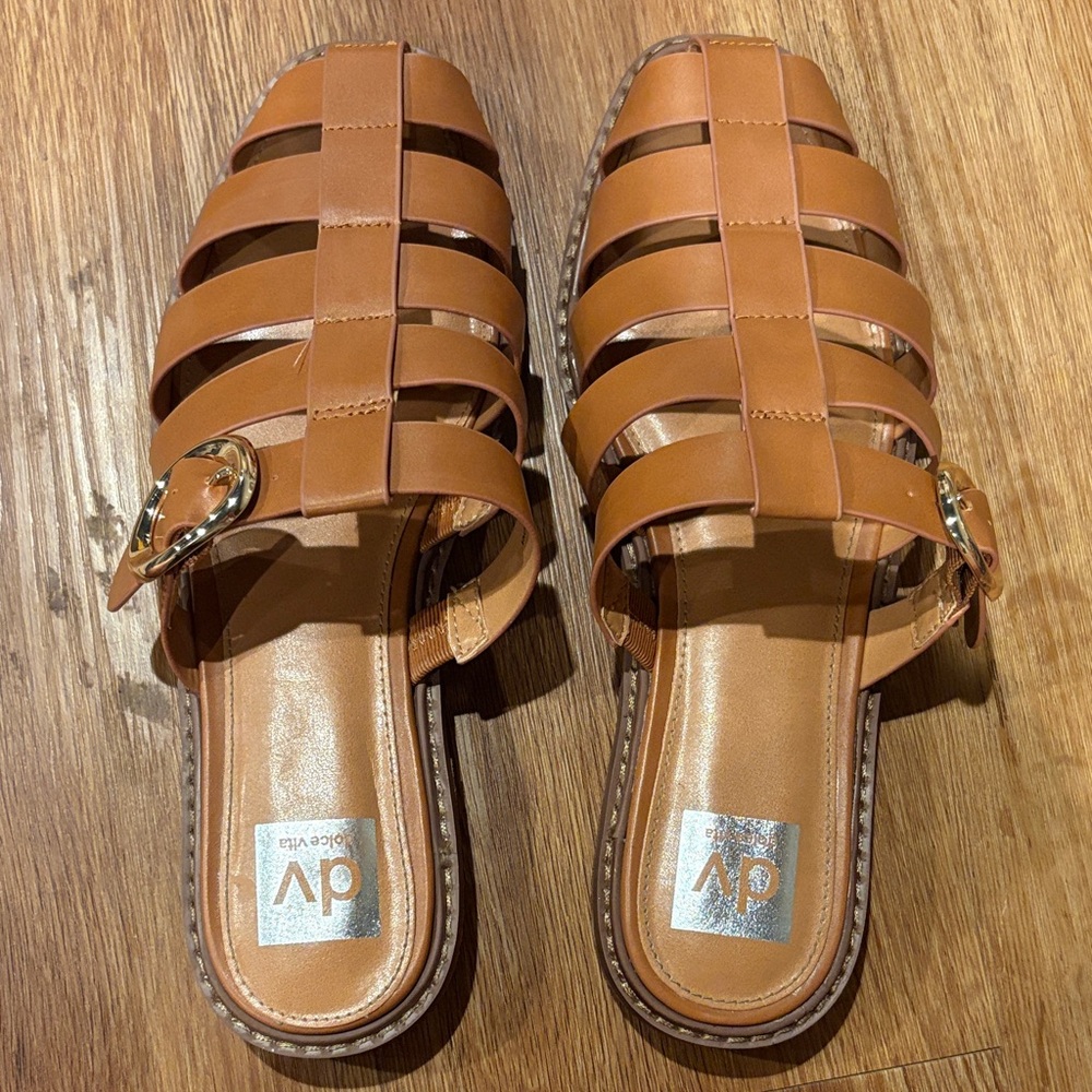 Dolce Vita Tan Strappy Sandals